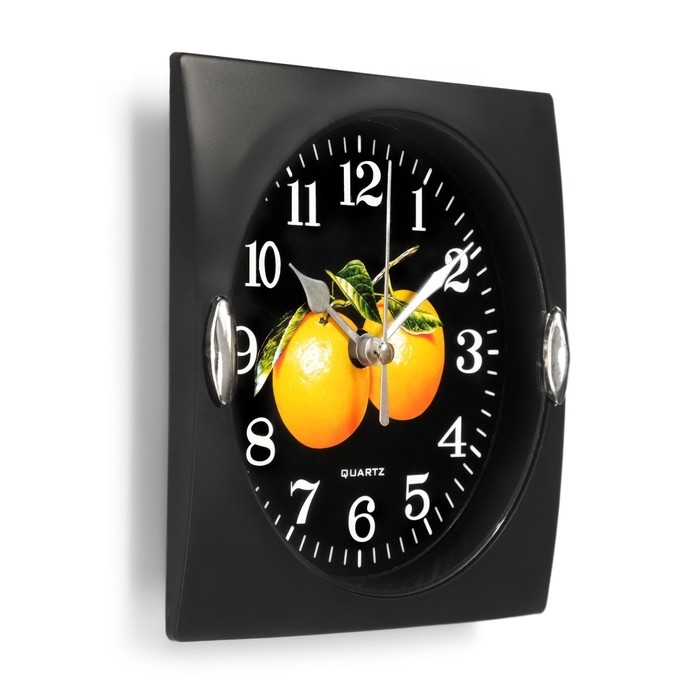 Часы настенные для кухни Часы настенные для кухни "Фрукты", для дома и дачи, 15 х 15 см, d-13 см