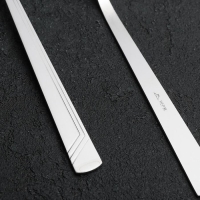 Вилка столовая «Аппетит», длина 20 см, толщина 2 мм, цвет серебряный Вилка столовая «Аппетит», длина 20 см, толщина 2 мм, цвет серебряный