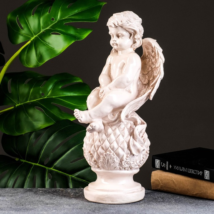 Копилка Копилка "Ангел сидя на ананасе" состаренная 18х38см