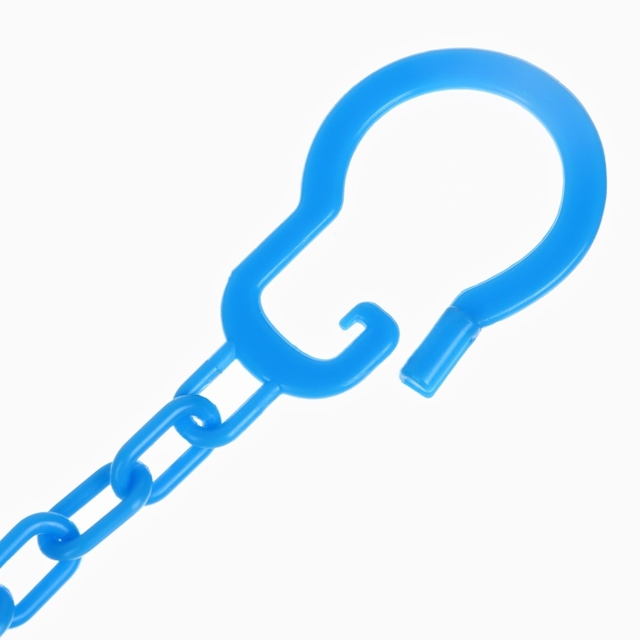 Набор: Соска - пустышка с держателем «Крокодил», классичекая, +6 мес, цвет синий Набор: Соска - пустышка с держателем «Крокодил», классичекая, +6 мес, цвет синий