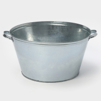 Таз оцинкованный круглый, 26 л, ГОСТ Таз оцинкованный круглый, 26 л, ГОСТ