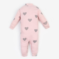 Комбинезон Крошка Я &laquo;Сердца&raquo;, рост 80-86 см, цвет розовый