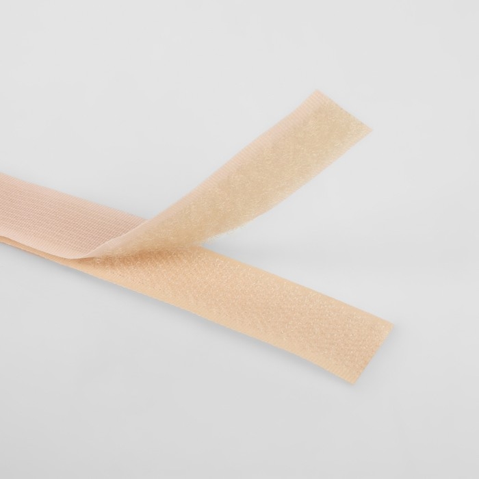 Липучка, 20 мм × 25 ± 1 м, цвет бежевый Липучка, 20 мм × 25 ± 1 м, цвет бежевый
