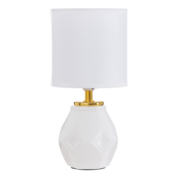 Настольная лампа "Алес" Е14 40Вт белый 13х13х25 см RISALUX