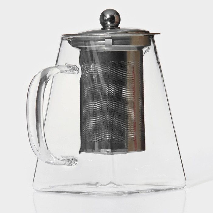Чайник стеклянный заварочный с металлическим ситом Magistro &laquo;Дарси&raquo;, 750 мл