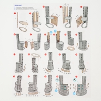 Деревянный конструктор &laquo;Маяк Анива&raquo;, 39х18 см, 168 деталей