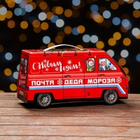 Новый год. Подарочная коробка "Автопочта" 14,3 х 27 х 10 см. Новый год. Подарочная коробка "Автопочта" 14,3 х 27 х 10 см.