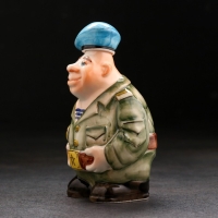 Набор фарфоровый: штоф &laquo;Дембель ВДВ&raquo;, 0.5 л + 3 рюмки, гильза