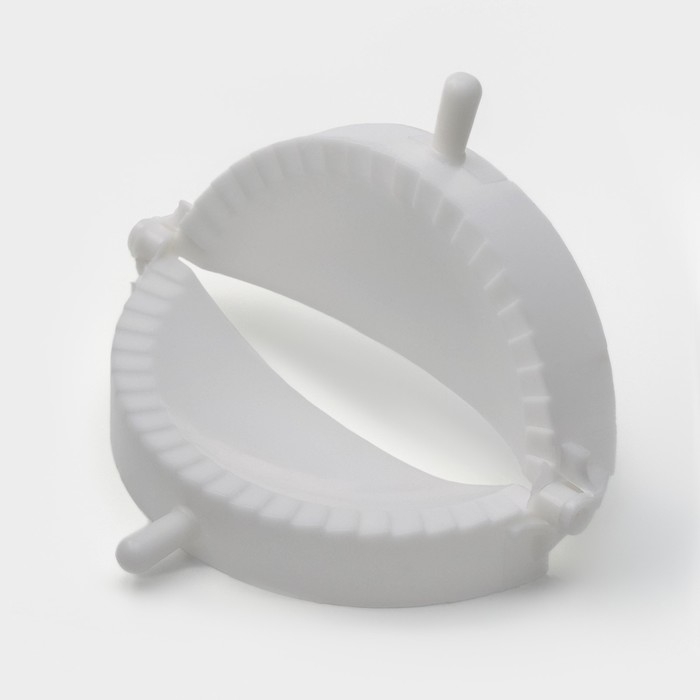 Форма для лепки вареников Доляна, d=12 см, цвет белый Форма для лепки вареников Доляна, d=12 см, цвет белый