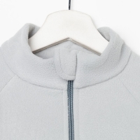 Комбинезон воротник-стойка, цвет микс/серый, рост 80-86 см