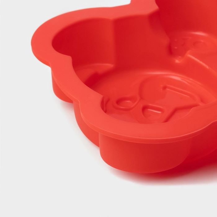 Форма для выпечки Доляна «Мишка», силикон, 17,5×15×3 см, цвет МИКС Форма для выпечки Доляна «Мишка», силикон, 17,5×15×3 см, цвет МИКС