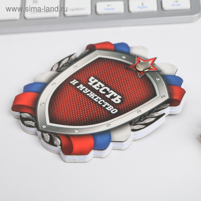 Набор &laquo;Настоящему защитнику&raquo;: блокнотик и ручка-граната