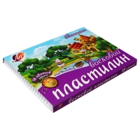 Пластилин мягкий (восковой), 18 цветов, 270 г, "Фантазия", со стеком, микс Пластилин мягкий (восковой), 18 цветов, 270 г, "Фантазия", со стеком, микс