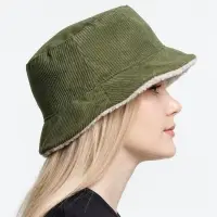 Панама Bucket двусторонняя, хаки с бежевым, размер S/M