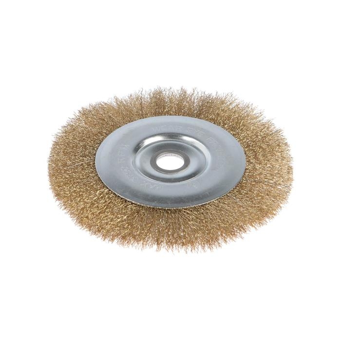 Щетка металлическая для УШМ ЛОМ, плоская, посадка 22 мм, 200 мм