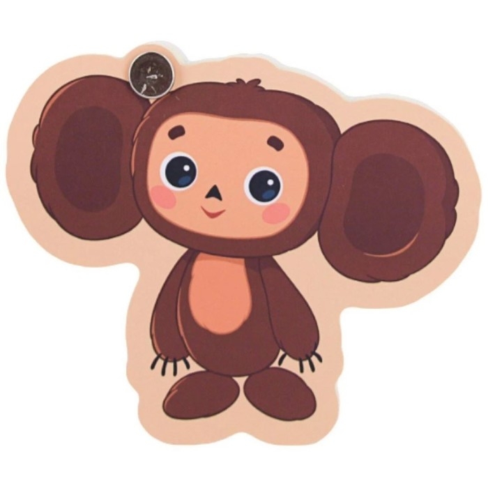 Блокнот А6, 15.5 х 9 см, 50 листов на болте Блокнот А6, 15.5 х 9 см, 50 листов на болте "Чебурашка" CBJS-UA1-FNP-H1