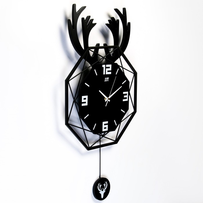 Часы настенные, серия: Маятник, Часы настенные, серия: Маятник, "Охотник", плавный ход, 35х66 см