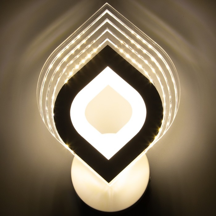 Бра Бра "Лист" LED 12Вт 3000-4000К белый 24х19х4 см