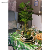 Скатерть Этель &laquo;Тропики&raquo; 180х147 см, 100% хлопок, саржа 190 гр/м2