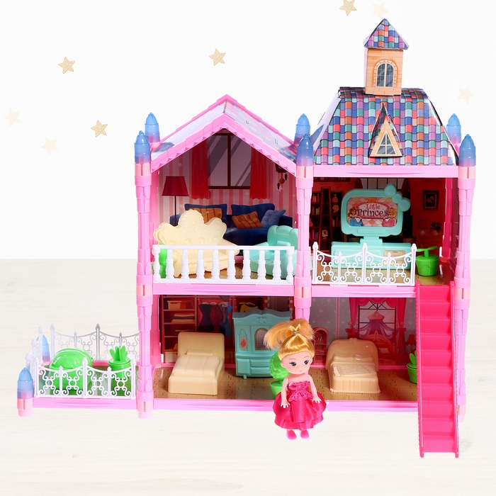 Дом для кукол &laquo;Сказочная жизнь на вилле&raquo; с куклой, питомцами и аксессуарами