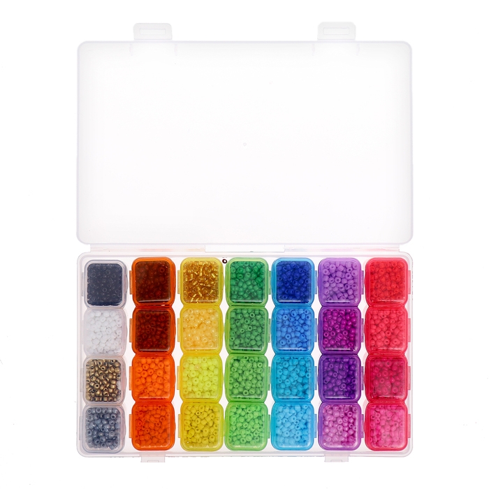 Набор для творчества &laquo;Бисер&raquo;, 28 цветов