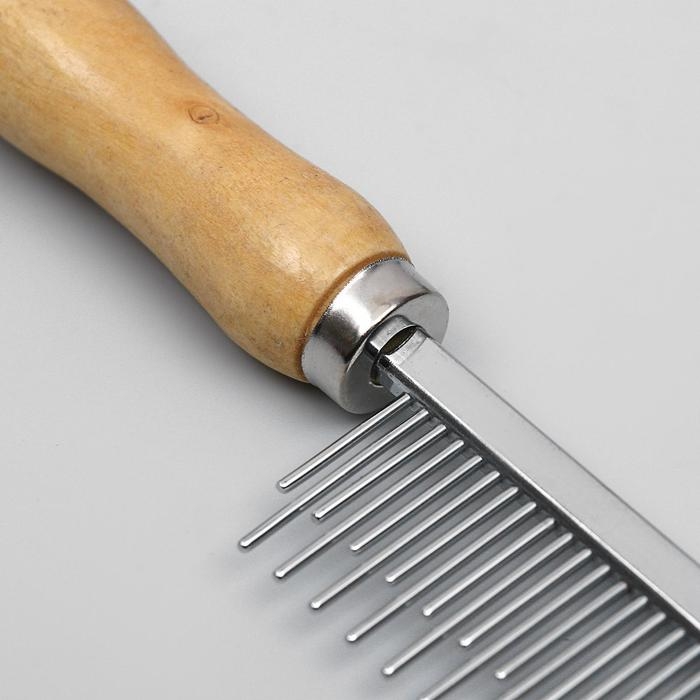 Расчёска-разнозуб Wood с деревянной ручкой, 20 х 3 см Расчёска-разнозуб Wood с деревянной ручкой, 20 х 3 см