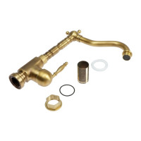 Смеситель для кухни и раковины ZEIN Ретро, высокий излив, без подводки, латунь, цвет бронза Смеситель для кухни и раковины ZEIN Ретро, высокий излив, без подводки, латунь, цвет бронза