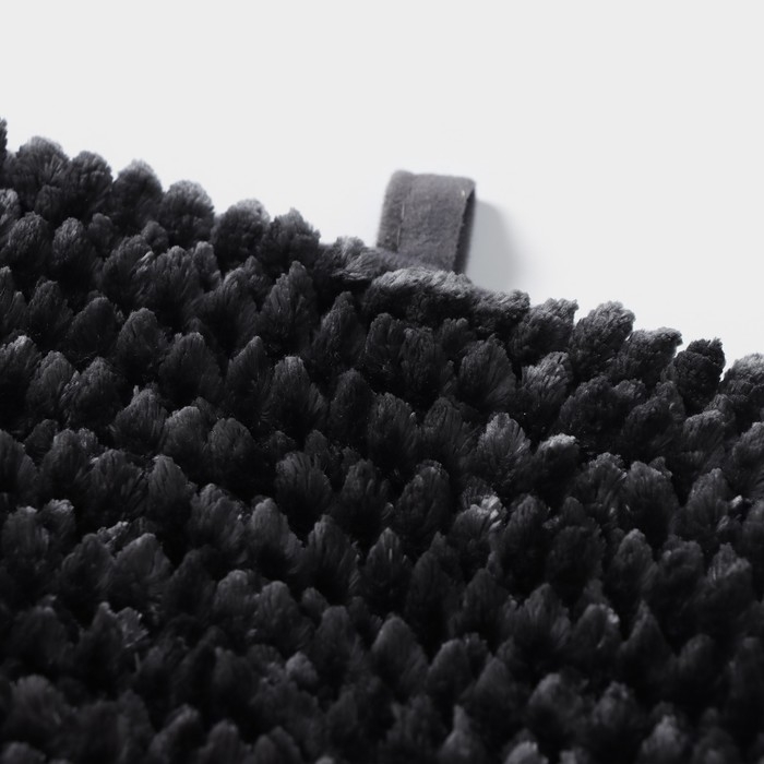 Коврик для дома LaDо́m, букли, плотность 1400 г, 50×80 см, цвет графитовый Коврик для дома LaDо́m, букли, плотность 1400 г, 50×80 см, цвет графитовый