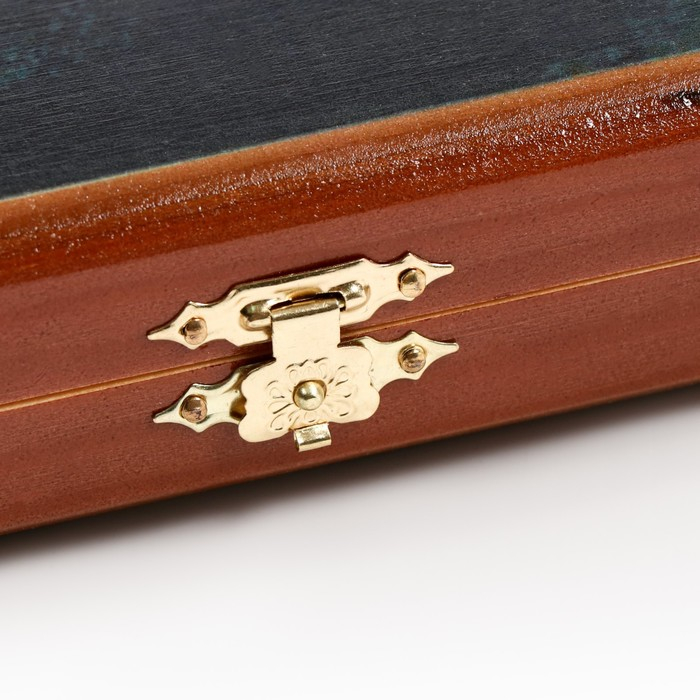 Нарды деревянные большие, настольная игра Нарды деревянные большие, настольная игра "Волк", 40 х 40 см, с шашками