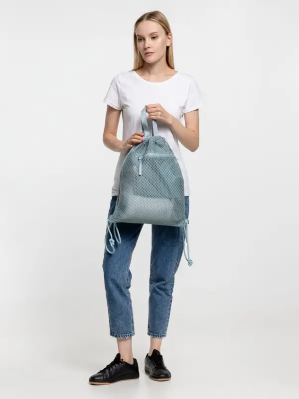 Рюкзак-мешок Verkko, серо-голубой