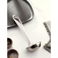 Ложка разливательная из нержавеющей стали Доляна Everyday, со сливом, 27×8,5 см, толщина 3 мм Ложка разливательная из нержавеющей стали Доляна Everyday, со сливом, 27×8,5 см, толщина 3 мм