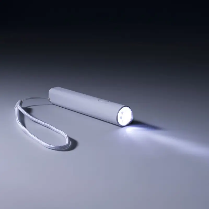 Фонарик аккумуляторный Falkirk, белый Фонарик аккумуляторный Falkirk, белый