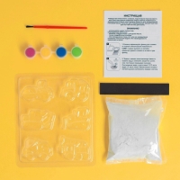 Набор для творчества Магниты из гипса &laquo;Машинки&raquo;