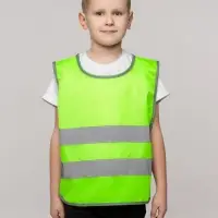 Жилет детский С-2.001Н, желтый неон, размер 134-68-63