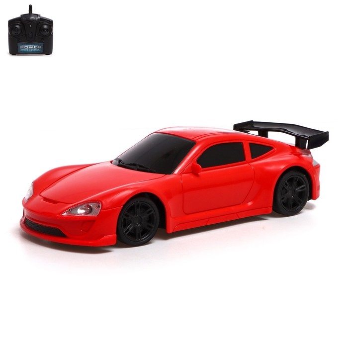 Машина радиоуправляемая &laquo;Купе&raquo;, работает от батареек, цвет красный