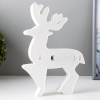 Ночник "Олененок" 8хLED батарейки 2хАА белый 18,5х3,5х25 см RISALUX