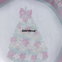 Салатник стеклянный Доляна &laquo;Новогодняя ель&raquo;, 400 мл, 19&times;3,7 см