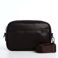 Сумка мужская через плечо, искусственная кожа, цвет коричневый Сумка мужская через плечо, искусственная кожа, цвет коричневый