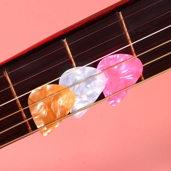 Набор медиаторов Music Life 0,46 мм, 20 штук, микс