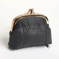 Кошелёк-косметичка, 2 отдела на рамке, цвет серый МИКС Кошелёк-косметичка, 2 отдела на рамке, цвет серый МИКС