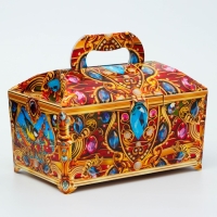 Новый год. Подарочная коробка Новогодняя Сундук обновленный "Драгоценный" 25 х 15 х 15,5 см. Новый год. Подарочная коробка Новогодняя Сундук обновленный "Драгоценный" 25 х 15 х 15,5 см.