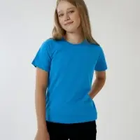 Футболка детская T-Bolka Kids, бирюзовая, 12 лет