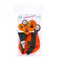 Воздушный шар латексный 12" «Хеллоуин - 2», 5 шт. Воздушный шар латексный 12" «Хеллоуин - 2», 5 шт.