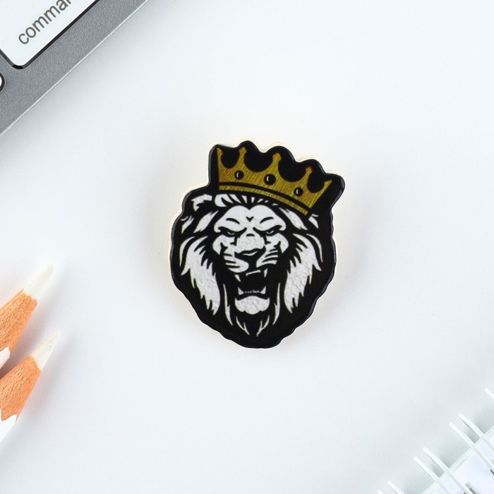 Подарочный набор &laquo;Крутой мужик&raquo; значок + брелок, 6,8 х 10,5 см