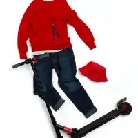 Свитшот унисекс Kosmos 2.0, красный, размер XS/S