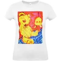 Футболка женскаяI Don't See You, белая, размер M