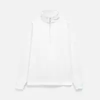 Свитшот на молнии из бифлекса Morfiss, белый, размер XS/S