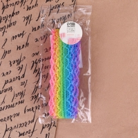 Кружево капроновое «Радуга яркая», 28 мм × 10 ± 1 м, цвет разноцветный №1 Кружево капроновое «Радуга яркая», 28 мм × 10 ± 1 м, цвет разноцветный №1