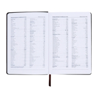 Ежедневник недатированный, А5, 140л, клетка, обл.кожзам, Стиль, синий