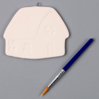 Новый год! Ёлочное украшение под раскраску «Хата», с подвесом Новый год! Ёлочное украшение под раскраску «Хата», с подвесом